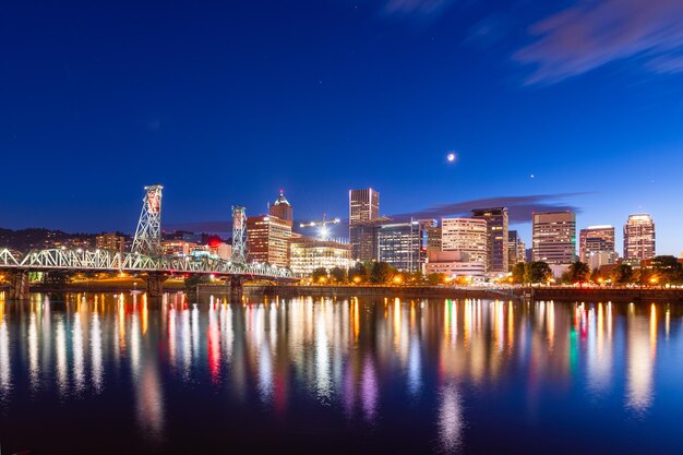 Portland oregon usa skyline