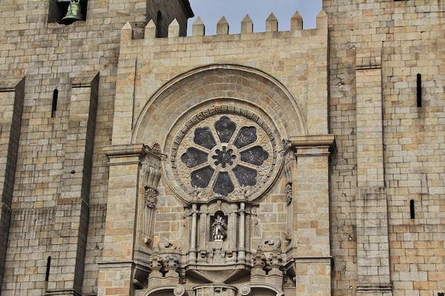 Porto Cathedral Se Catedra De kerk op de stad Porto Portugal