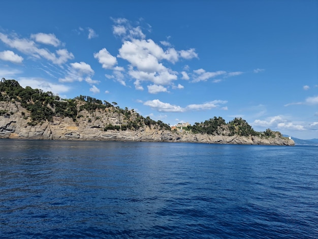 Portofino kliffen uit de zee