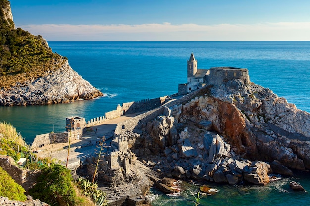 Vista sulla costa di portovenere