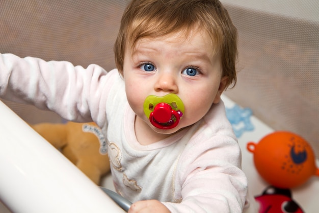 portrait of adorable baby 