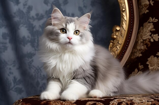 Portrait of adorable cat