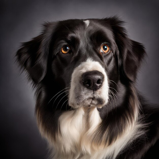 portrait of an adorable mixed breed dog looking at the cameraportrait of an adorable mixed bre