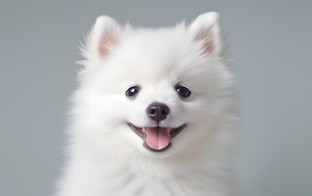 Portrait of an adorbale baby dog background