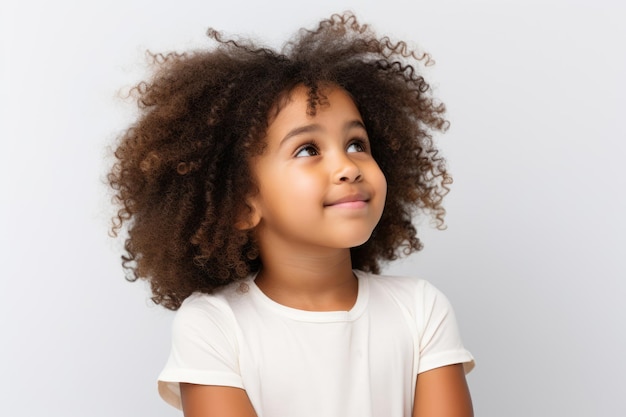 Portrait of an african american girl