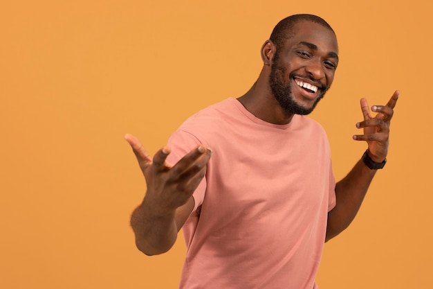 Portrait of african american man