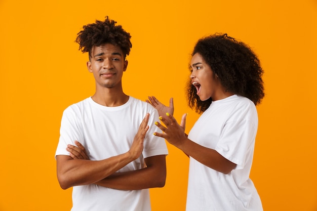 Portrait of an african couple