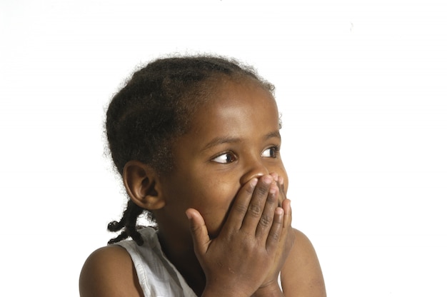 Portrait of a african young girl