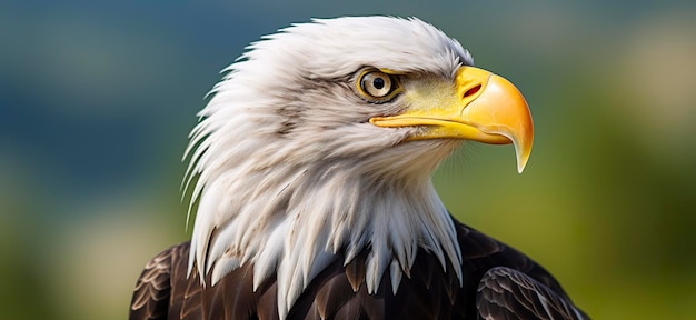 Portrait of an american bald eagle wildlife