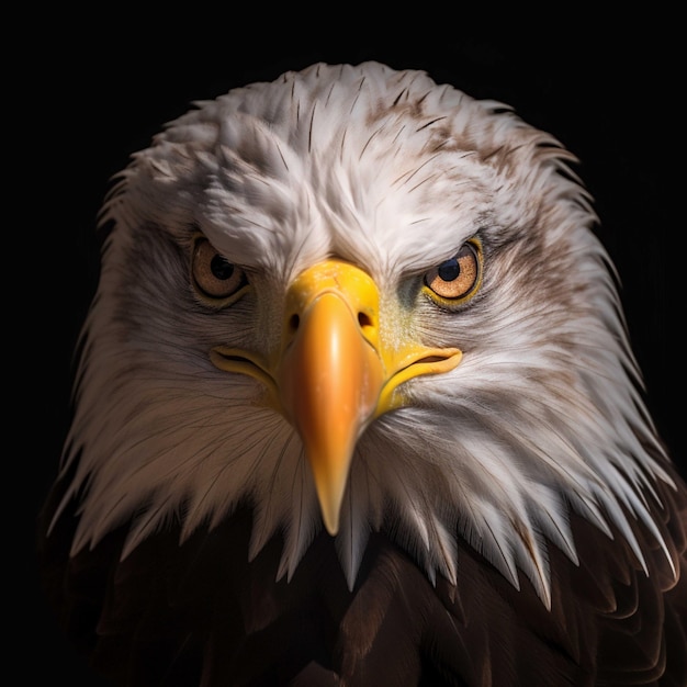 Portrait of an American Bald Eagle