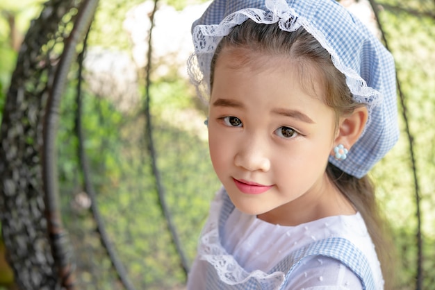 Portrait of asian little girl