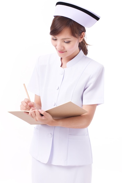 Portrait of Asian nurse woman