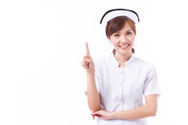 Portrait of Asian nurse woman