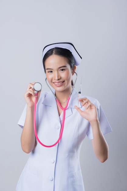 Portrait of an Asian nurse