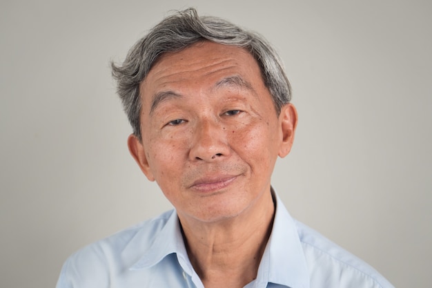 Portrait of Asian senior man