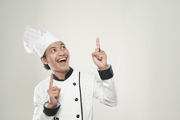 Portrait of asian Smiling chef