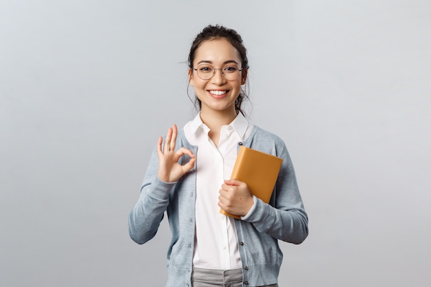 Portrait of asian woman teacher