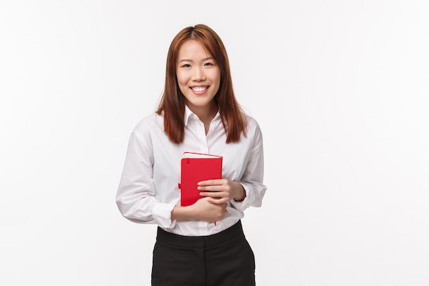 Portrait of asian woman in white shirt