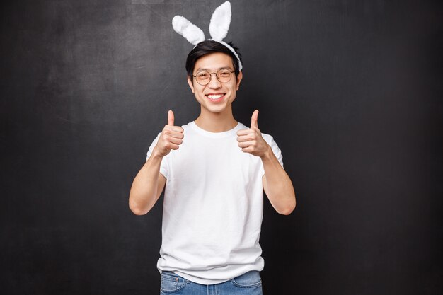 Portrait of an asian young man