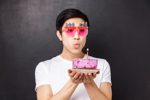 Photo portrait of an asian young man