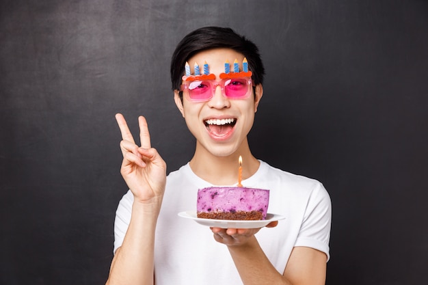 Photo portrait of an asian young man