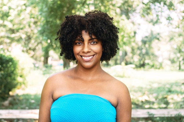 Portrait of an attractive confident young woman looking at the camera