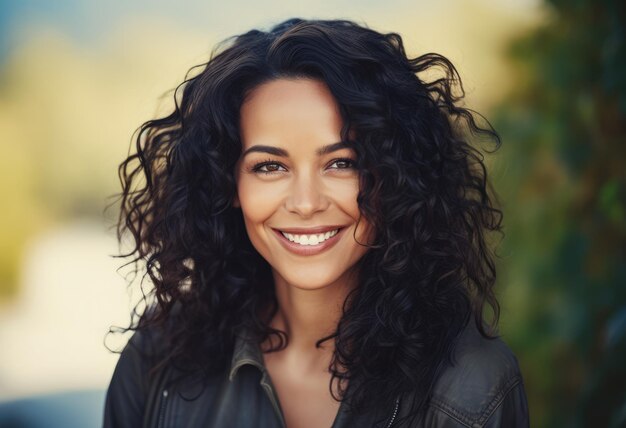 Portrait of an attractive young woman looking at the camera