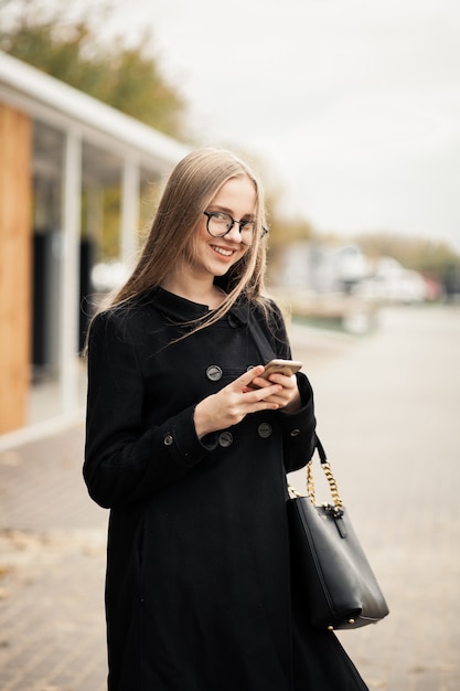 portrait autumn teenage fashion fall