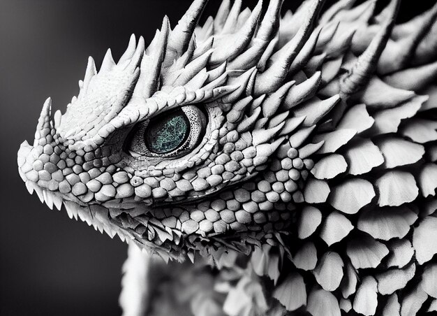 Portrait of baby dragon