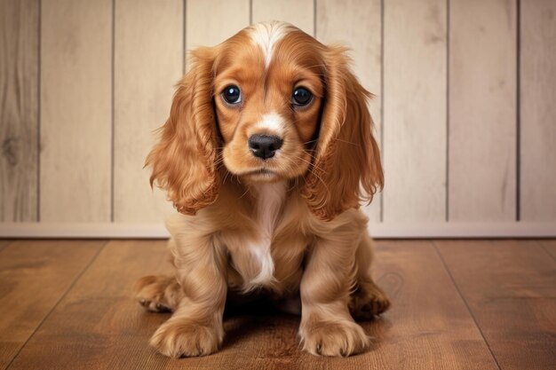 Portrait of Baby English Cocker