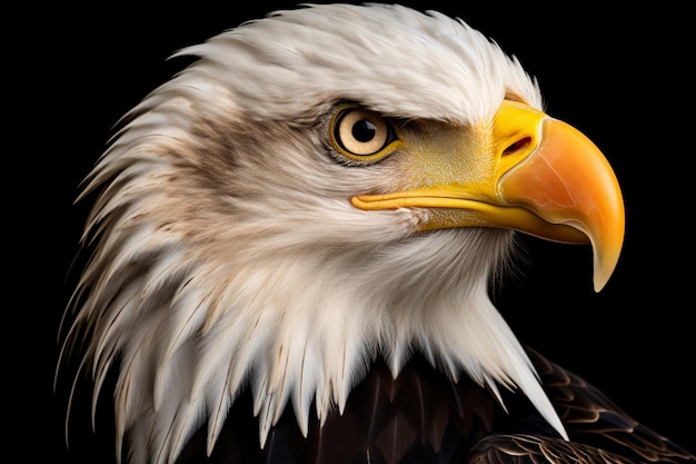 Portrait of a bald eagle