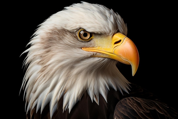 Portrait of a bald eagle