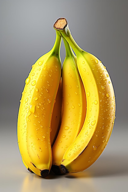 Portrait of banana Ideal for your designs banners or advertising graphics