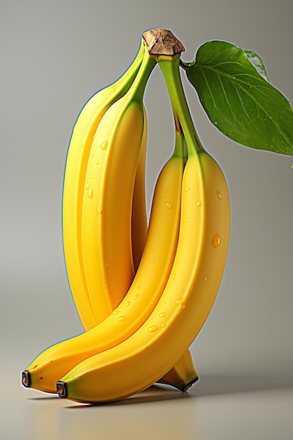 바나나의 초상화 당신의 디자인 배너 또는 광고 그래픽에 이상적입니다