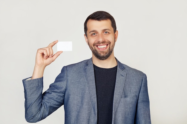 portrait bearded businessman