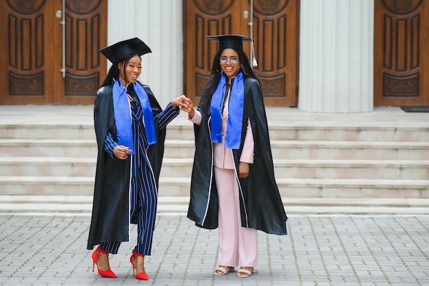 Portrait of Beautiful African-American graduate