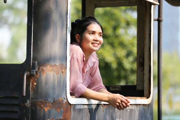 Portrait of Beautiful Asian Woman