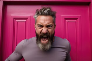 Angry man
