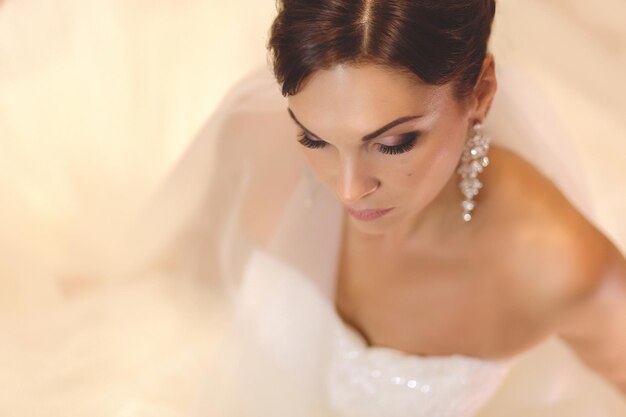 Portrait of a beautiful bride