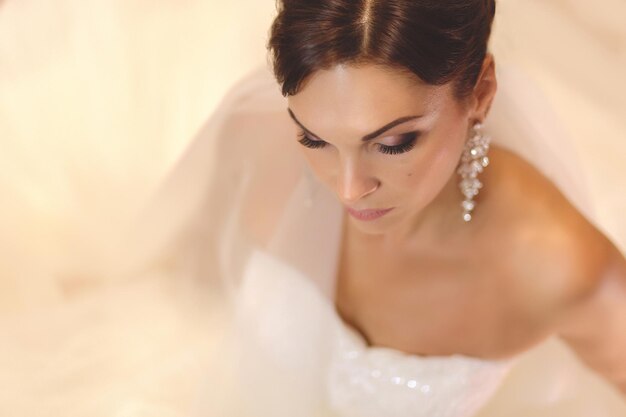 Photo portrait of a beautiful bride