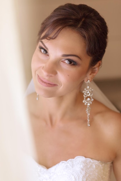 Portrait of a beautiful bride