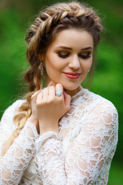 Portrait of a beautiful bride