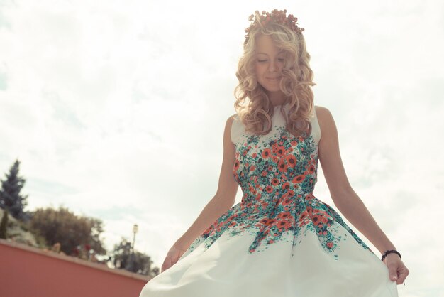 Portrait of beautiful bride