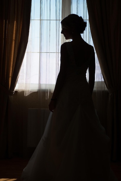 Portrait of beautiful bride