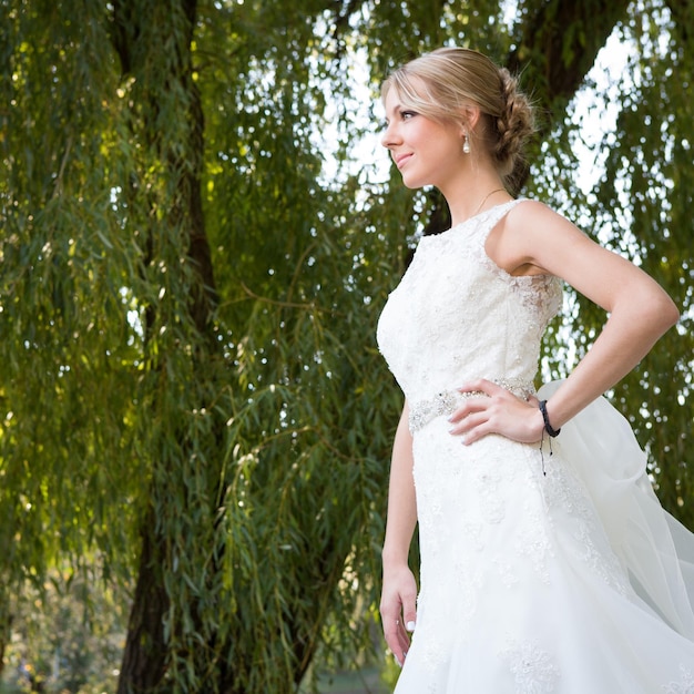 Portrait of beautiful bride