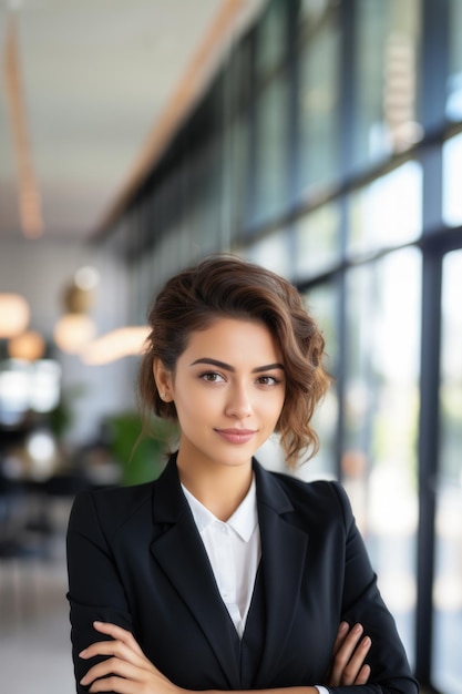 Portrait of a beautiful businesswoman