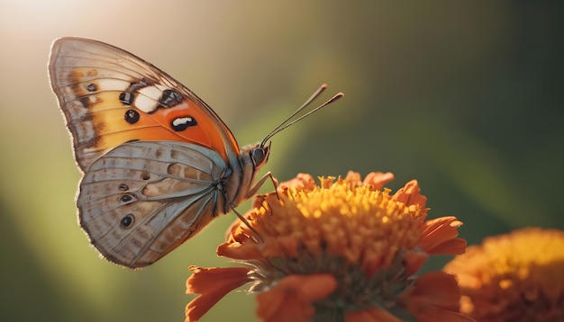 Portrait of beautiful butterfly