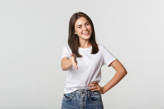 Portrait of a beautiful girl posing