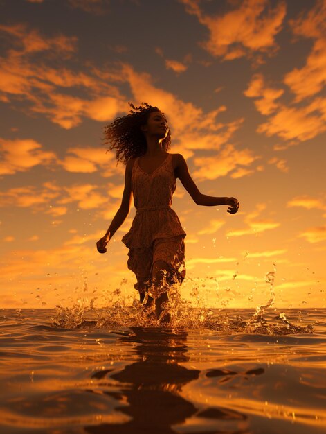 Portrait of a beautiful girl on vacation by the sea on the beach resting on the beach