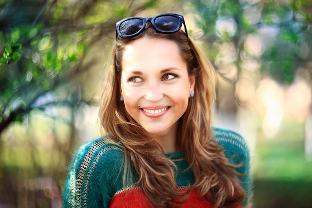 Photo portrait of a beautiful girl